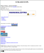 Lukasz.xt.pl - pierwszy layout